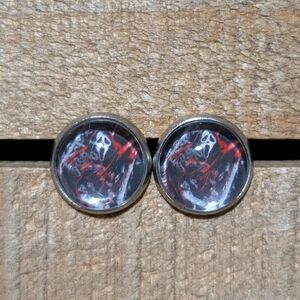 💟 Ghostface Stud Earrings